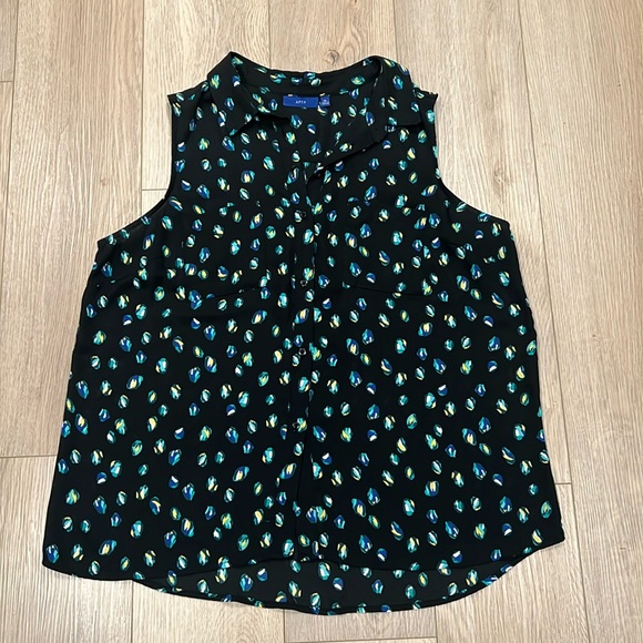 Apt. 9 Button Down Tank Top - Picture 1 of 8